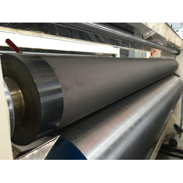 Computer Controlled Cardboard Printing Machine Die Cutter With Ceramic Anilox Roller Doctor Blade