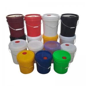 Best 5 Gallon Plastic Bucket With Plastic Spout Cap For Oil Lubricant wholesale