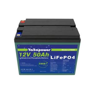 Best 12v 50ah Lifepo4 Rechargeable Battery Pack 2000 Deep Cycles wholesale