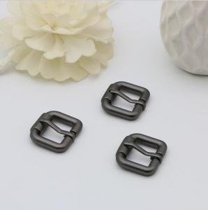 China Cheap fashion wholesale manufacturers 15.5 mm gunmetal color zinc alloy metal pin custom belt buckle on sale