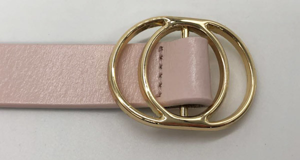 Adjustable Buckle Toddler Girl Fashion Belts Genuine Leather 1.8cm Width