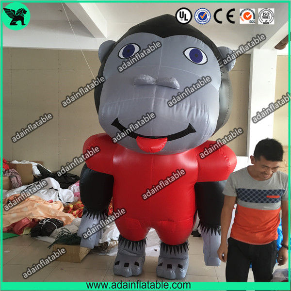 Advertising Moving Inflatable Animal Monkey Cartoon Costume/Inflatable Monkey Mascot