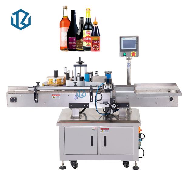 5000 Pcs / Hour Automatic Sticker Label Machine For Glass Plastic Bottle Easy To Operate