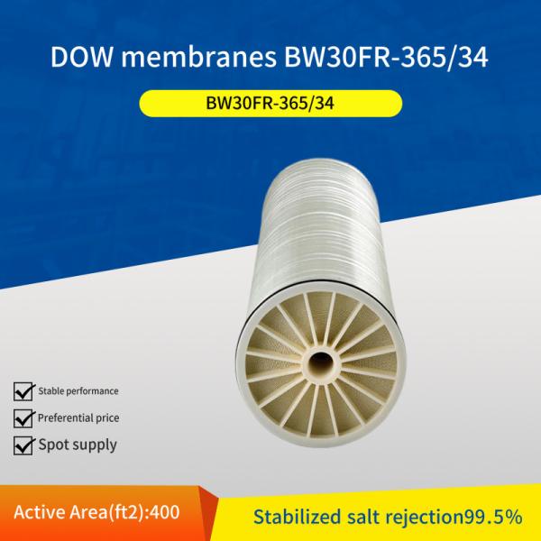 Cheap BW30XFR-400/34 Seawater Desalination Reverse Osmosis Membrane for sale