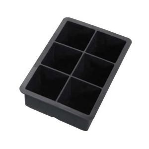 Best Ice tray food grade silicone ice tray mold silicone 6 grid ice cube mold 6 grid silicone ice tray wholesale