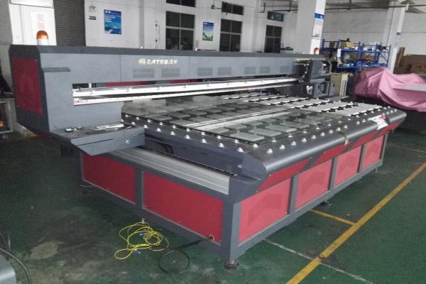 Cheap Large Inkjet UV Flatbed Printer, Wide Format Commercial Printers Max.100MM Print Height for sale