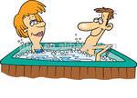 1048353-Royalty-Free-RF-Clip-Art-Illustration-Of-A-Cartoon-Couple-In-A-Hot-Tub