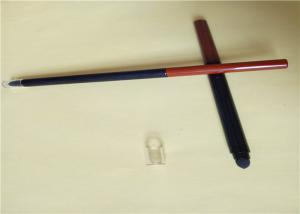 Best Self Sharpening Auto Eyeliner Pencil Plastic Tubes Slim Shape Red Color wholesale