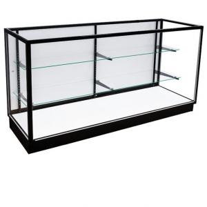 China Commercial Retail Store Glass Display Case Cabinet Chain Floor Wood on sale