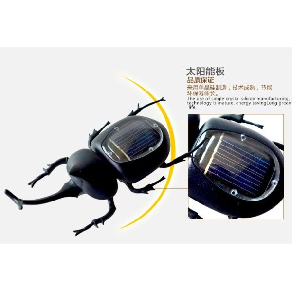 Promotional Solar Toys Solar Powered Beetle Insect Knowledge Educational Toys Multiage Kids Toys