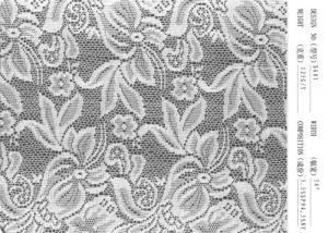 Best Washable Polish Lace Fabric , Elastic Bridal Lace Fabric Weave wholesale