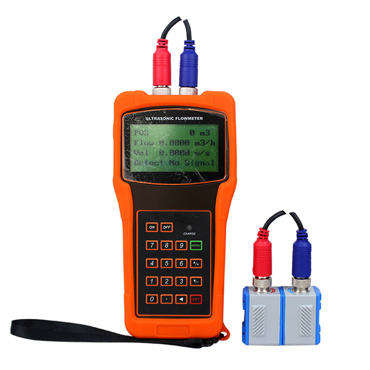 Portable Flowmeter / Totameter / Effusion Meter Handheld Ultrasonic Flow Meter Sensor