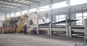 China 3 Ply Corrugated Cardboard Production Line 80m/min With Electrical Heating MC80-1400 on sale