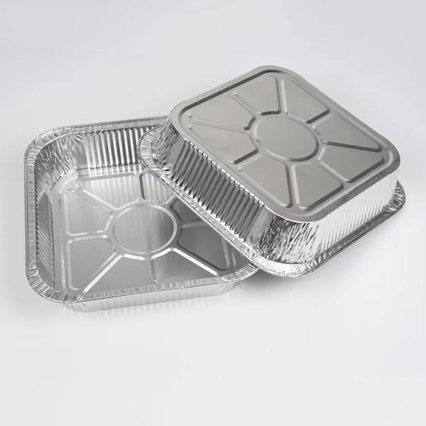 Cheap Large Supply Takeaway Food Packaging Container Aluminum Foil Pan Food Storage for sale