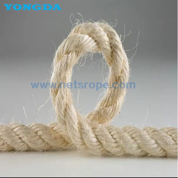 ISO1181-2004[E] 3 strand manila rope