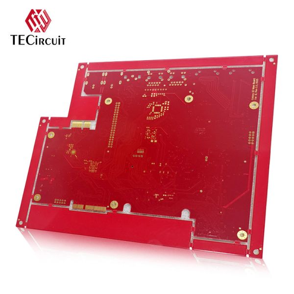 High Frequency Circuit Board RIGID PCB FR4 TG170 Gold Finger 1.6mm Thickness 10U