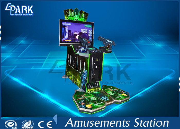 Coin Operated 42 Inch Amusement Park Aliens Shooting Arcade Machines