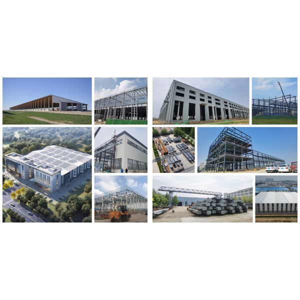 Custom Portal Frame Steel Structure Warehouse with H-Section Beams