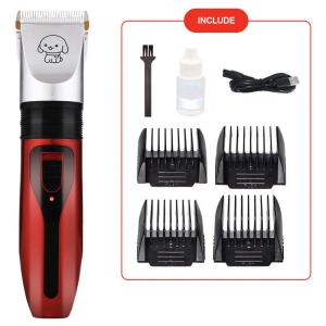 1500mA Battery Pets Hair Trimmer Cordless Dog Clippers Rechargeable Ceramic Blade