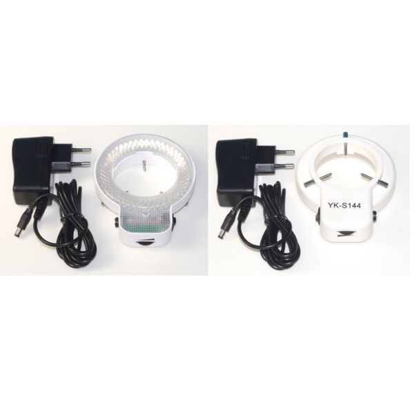 YK-S144T led ring light for stereo microscope with 144led with power adaptor brightness adjustable