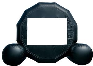 China 0.55 mm Inflatable Outdoor Projector Movie Screen , Jumbo Inflatable Projector Screen on sale