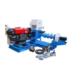 China Automatic Fish Feed Making Machine , 220V 380V Floating Fish Feed Machine on sale