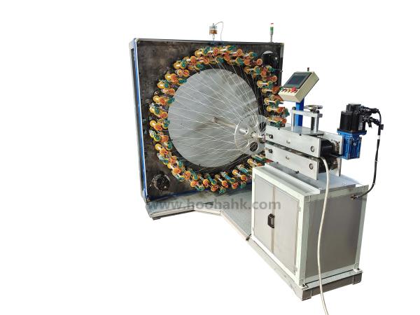 Cheap 16-160-136 Spindles Carriers Stainless Steel Wire Braided Machine Horizontal Type Braiding Machine for sale