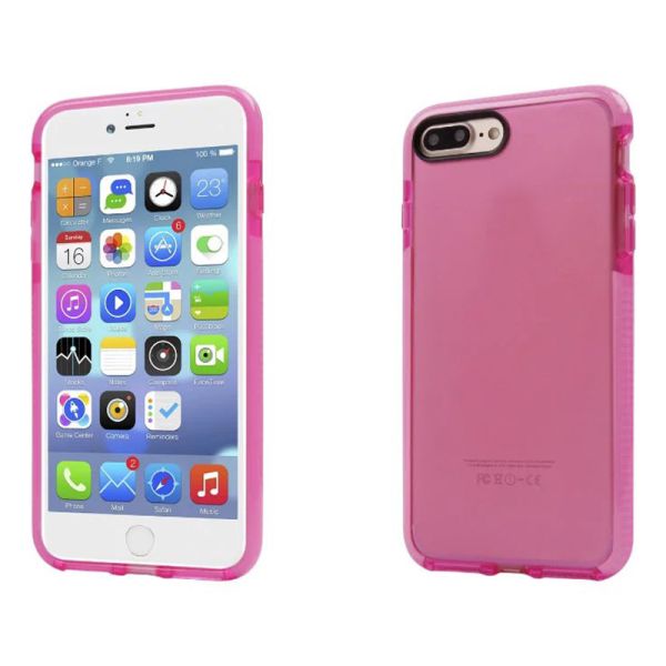 Soft TPU Transparent Anti-drop Simple Cell Phone Case Cover For iPhone 7 7 plus 6 6s Plus