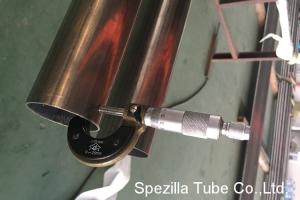 China Food Bright Annealed DIN11850 Stainless Steel Tube EN1.4301 Round Inside 400grit Polished on sale