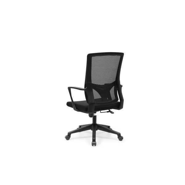 90 To 130 Degrees Mesh Staff Chair Breathable S Shaped Backrest