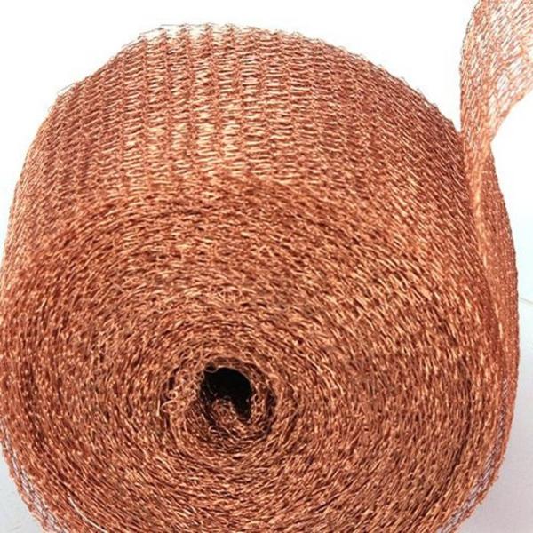 Cheap Strong Copper Knitted Wire Mesh 100mm 127mm Pest Control Mesh for sale