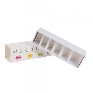 Best Eco Macaron Packaging Mini Paper Box CMYK Logo Printing Custom Design wholesale