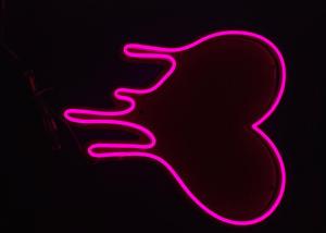 Best Vasten pink melt heart neon sign 12V silica gel led neon sign wholesale