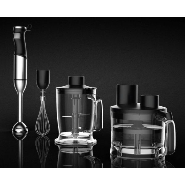 HB111 Stainless Steel Stick Blender With Chooper and Processing Bowl