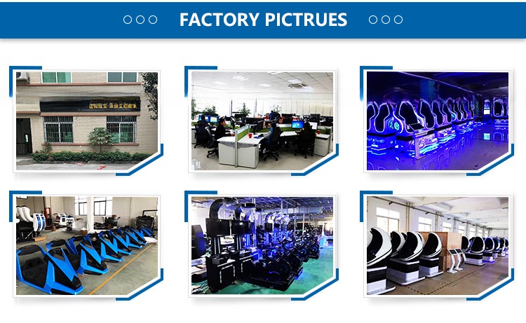 Chinese factory produces 110V/220V/380V 4-seater cinema motion chair 9D simulator VR equipment