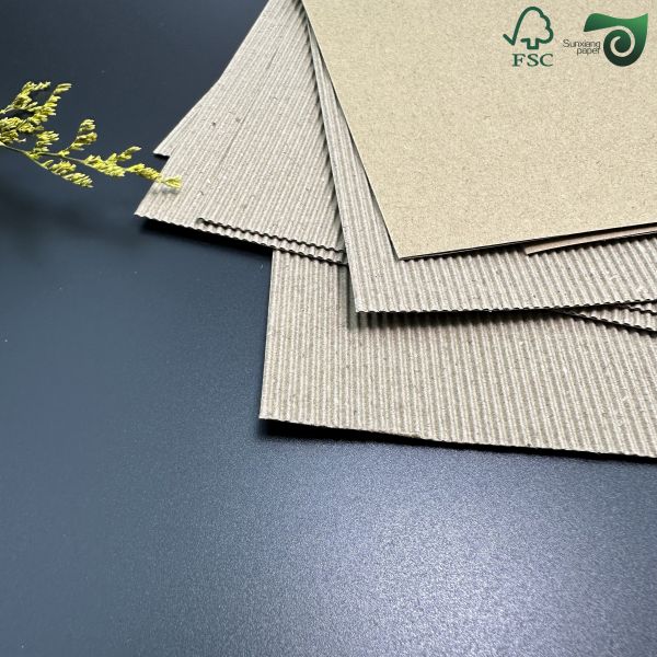 1mm E And F Flute Uncoated Brown Corrugated Board For Packaging Boxes Corrugated Cardboard