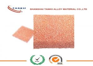 China 0.3 - 100mm Foam copper metal sheet Continuous Porous Cu Foam Width< =960mm on sale
