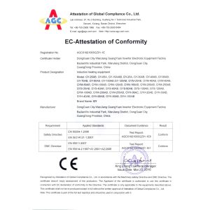 Guangyuan Technology (HK) Electronics Co., Ltd. Certifications