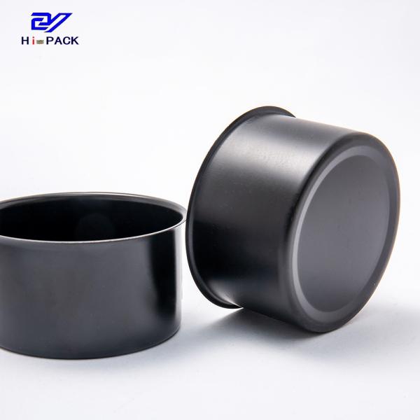 Cheap Round Container For Cigarette Packing Factory Made 50g 80g 100g Volume With Lid for sale