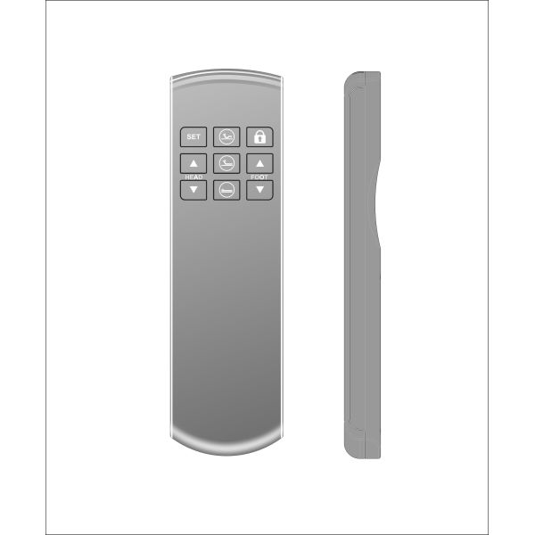 Silver Gray Motor Control Remote FCC / CE Certification Stand High Compression Strength