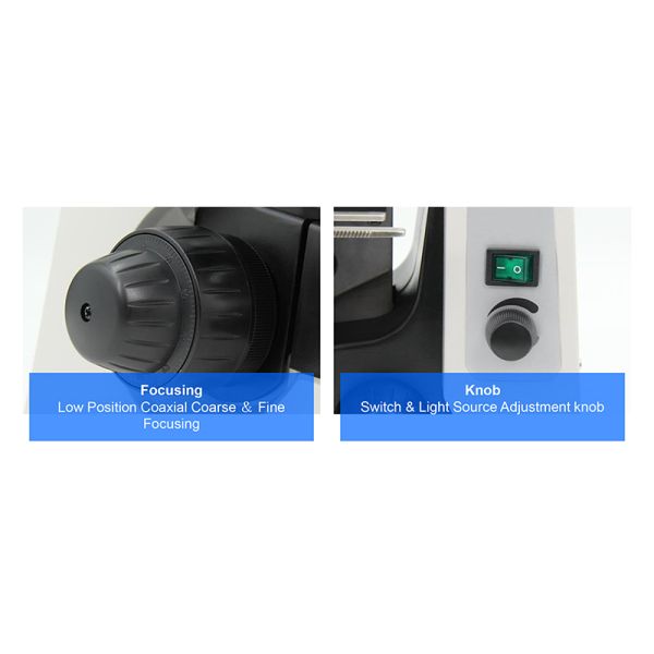 40x - 1000x A12.1010 Binocular Biological Microscope Laboratory Biological Microscope