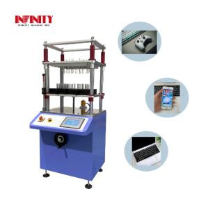 High Speed Button Testing Machine For Note Book Keyboard Lifetime Click Test