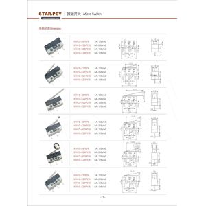 Micro Switch Single Pole ON & OFF Momentary Subminiature starpey