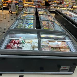 Best Sliding Glass Door Commercial Display Freezer Frozen Meat Deep Freezer wholesale