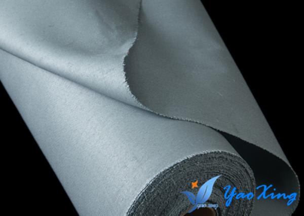 Cheap Fireproof PU Coated SMOKE Cloth Polyurethane Coated Fiberglass Fabric for sale