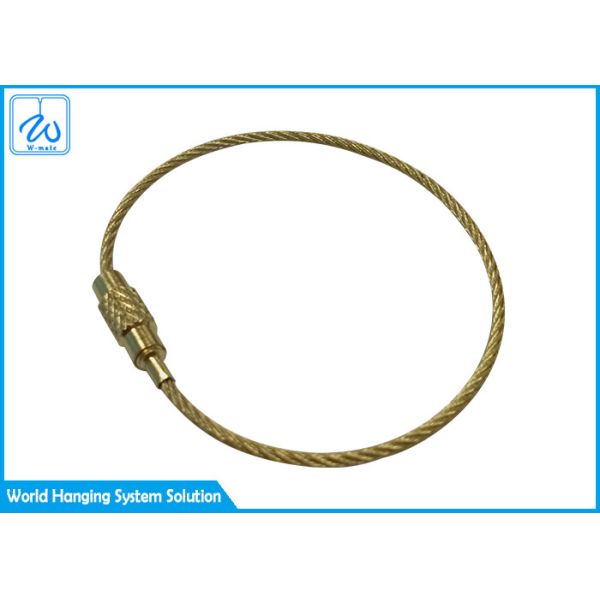 Aircraft Cable Key Ring