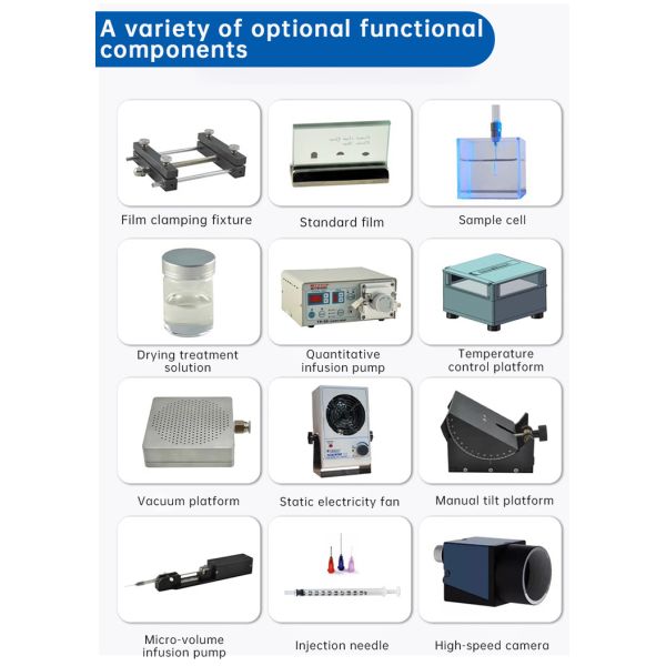 Portable Contact Angle Measuring Instrument BXT-30H for Surface Analysis