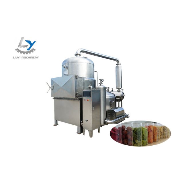 Cheap Vacuum Potato Chips Frying Machine , Fruit Chips Making Machine With Oil Filtration for sale