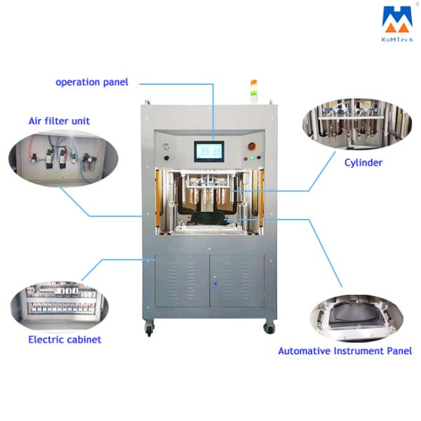 Multiple Spot Hot Riveting Welding Machine For Automative Instrument Panel
