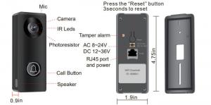China Unlock Monitor Intercom 150° 128gb Video Doorbell Camera on sale